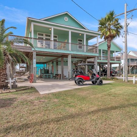 Steps To Beach Golf Cart About Time Beach Retreat Bolivar Peninsula المظهر الخارجي الصورة