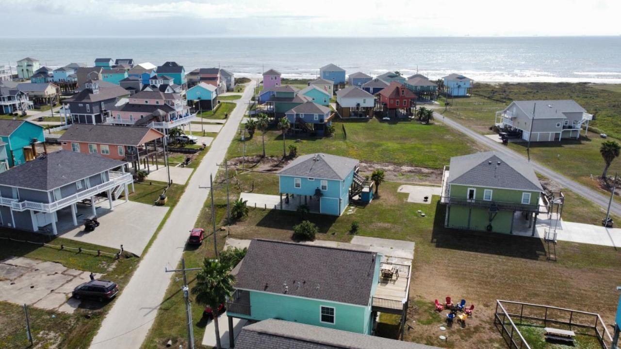 Steps To Beach Golf Cart About Time Beach Retreat Bolivar Peninsula المظهر الخارجي الصورة